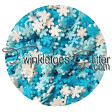Snowflake Polymer Clay Slices Mix